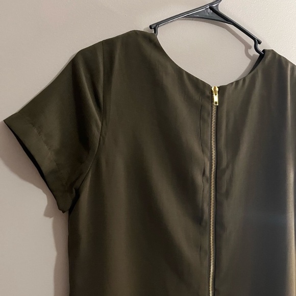 Lulus Olive Green Short Sleeve Dress - Picture 4 of 13